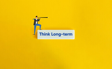 Think Long-term Banner and Concept Image.