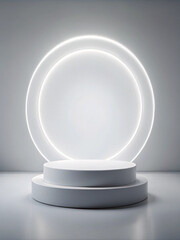 crystal ball on white background