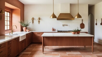 Modern kitchen interior.