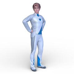 サイバーマン　3DCGレンダリング