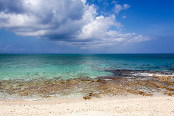 Grand Cayman Island Seven Mile Beach Rocky Shore