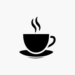 Coffee cup vector icon