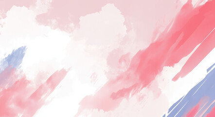 Obraz premium Abstract watercolor splash in pink pastel tones