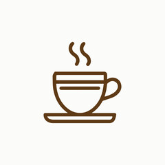 Coffee cup vector icon