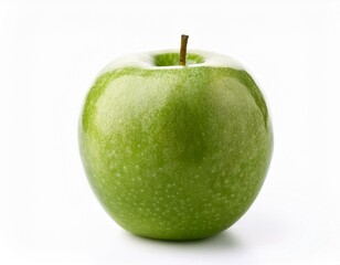 green apple isolated on white background