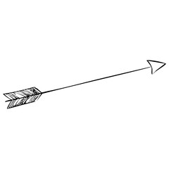 An illustration of an arrow