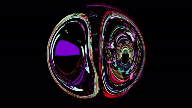 Anomaly. A fantastic light sphere with incredible lighting effect