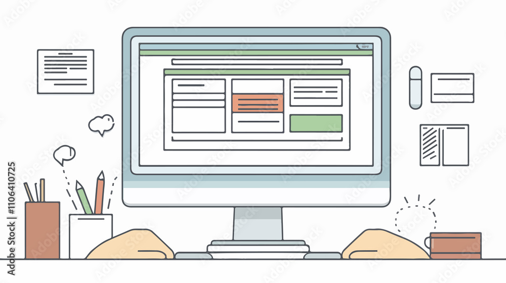 Wall mural professional website building with customizable templates and seo optimization