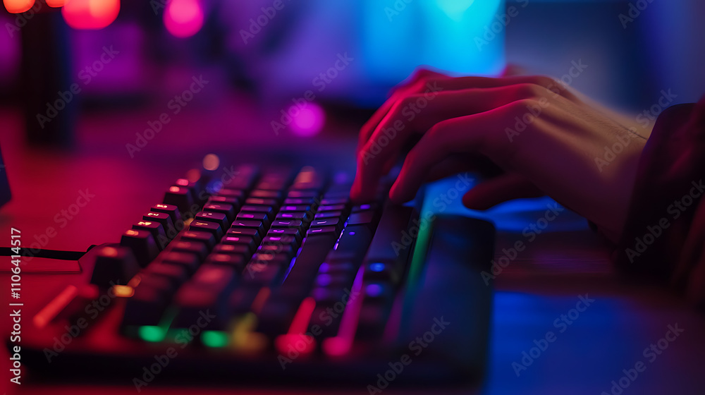 Aufkleber dynamic rgb gaming keyboard mat with wireless charging capability