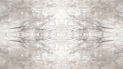 Naklejka premium Kreisende Wasseroberfläche mit reflektierenden Wellenmustern