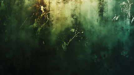Aged copper plate texture with green patina stains, Old worn metal background