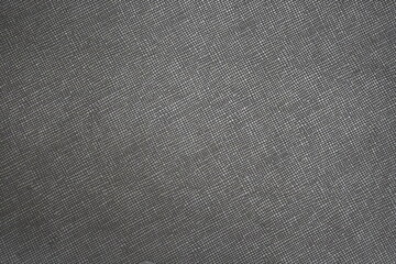 Close-Up Texture of a Coarse, Dark Woven Fabric with Grid-Like Pattern and Subtle Depth in Dark Gray and Black Tones