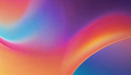 Harmony of Vibrant Color Gradients in Abstract Design
