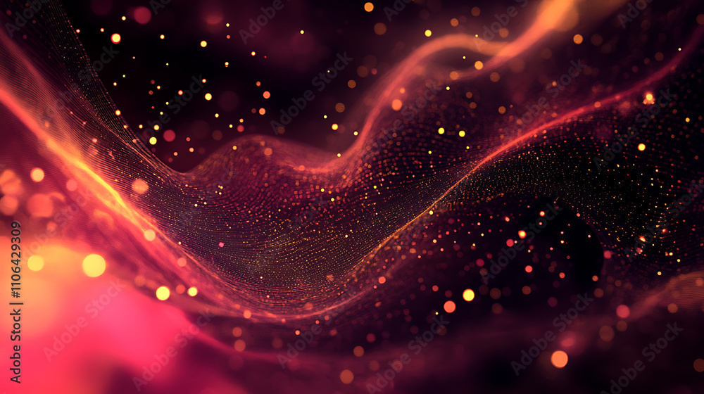 Poster data flow background