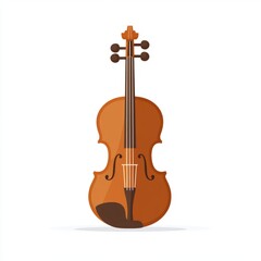 Fototapeta premium Detailed Illustration of a Classic Violin