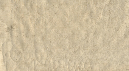 Old canvas texture with cracks as abstract background, wallpaper, pattern. Crumpled art canvas with craquelure texture.
