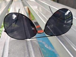 sunglasses on the beach