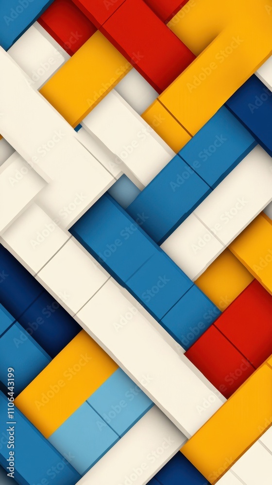 Poster Intricate Colorful Patterns Create Dynamic Visual Harmony in Abstract Design