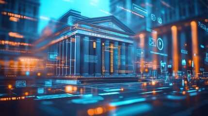Digital Transformation of Finance: A Futuristic Bank in a Cyberspace
