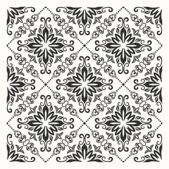 Damask seamless pattern. floral decoration ornament, Vintage style

