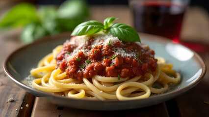 Delicious Tagliatelle Bolognese