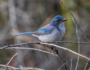 blue jay on a branch