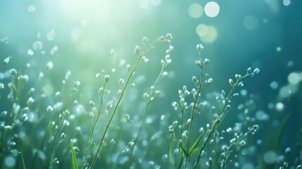 Delicate White Flowers in a Soft Light