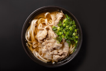 豚しゃぶ　うどん