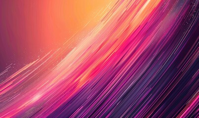 A colorful, abstract image with a purple and orange background