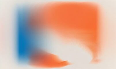 A blurry orange and blue background with a white line