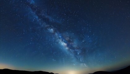 Fototapeta premium Fascinating starry night sky, dreamlike twinkling stars.