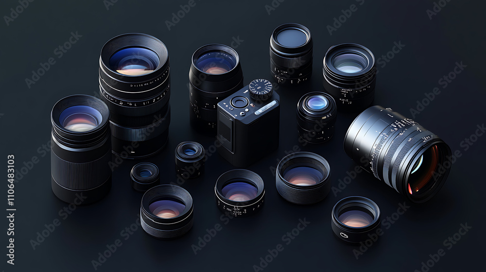 Poster Lenses and viewfinders refer to essential components of cameras that allow photographers to compose and capture images
