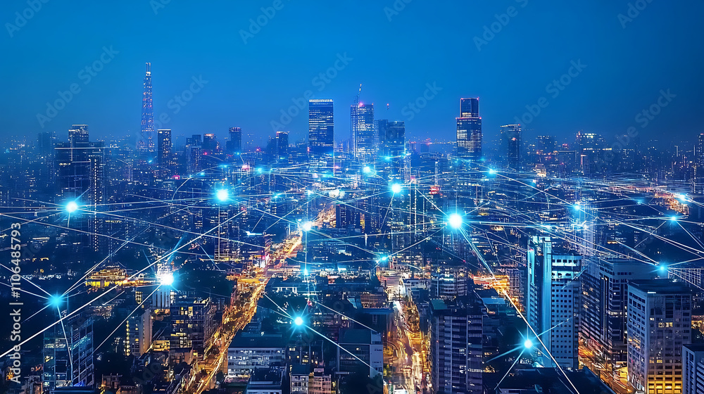Poster The concept of construction technology intersects with communication networks, embodying the principles of Industry 4, 0 and factory automation