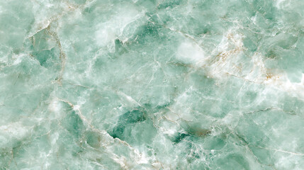 Fototapeta premium Green onyx stone texture with brown veins, abstract natural background for design