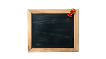 Blank Wooden Chalkboard