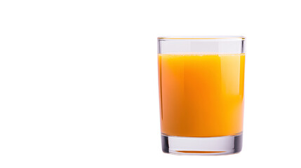 Glass of Mango Juice on Transparent Background