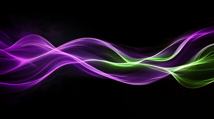 Abstract background with purple and blue glowing triangles, dark, purple gradient background, glowing lines