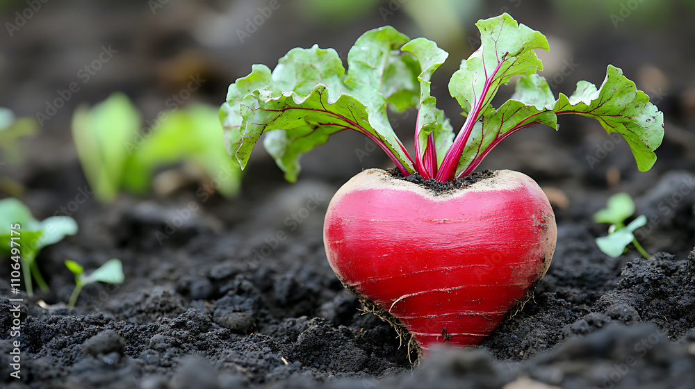 Poster Beets are thriving in the soil of your local field and are ready to be transformed into delicious and nutritious natural foods
