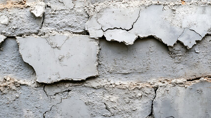 Obraz premium Texture of fresh concrete wall on construction site