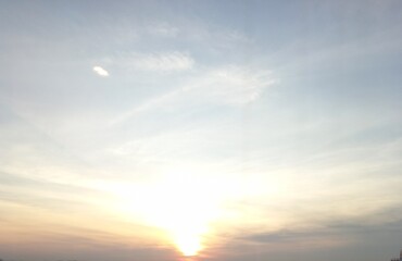 sun rays and clouds