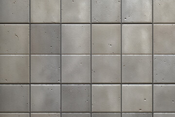 Processed collage of grey marble floor tiles surface texture. Background for banner, backdrop