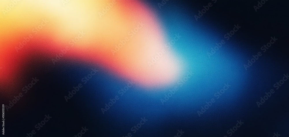 Aufkleber Gradient Background Abstract Digital Artwork Smooth Colorful Vibrant Blending Texture Glowing Wave
