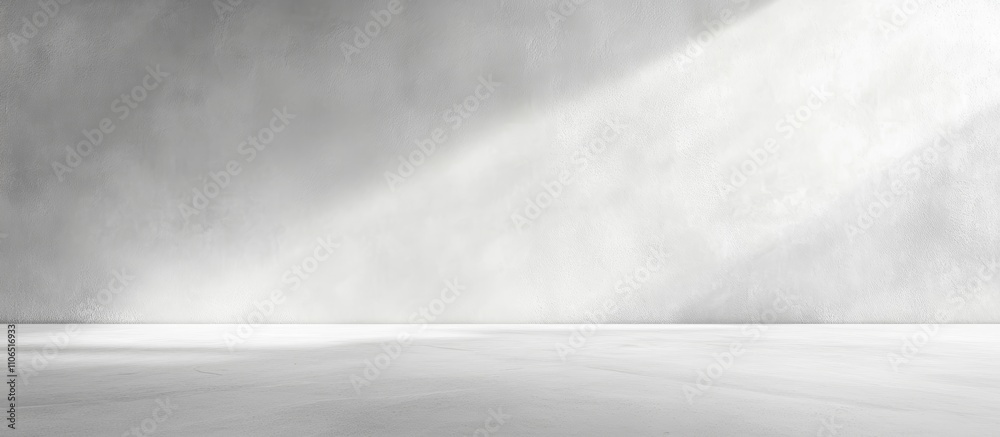 Aufkleber minimalist white wall abstract background for indoor product presentation and display