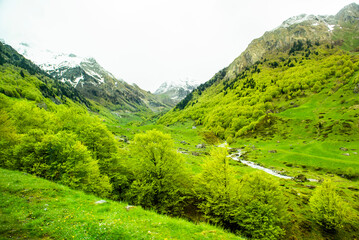 Crossing the Pyrenees through the Portalet pass at the beginning of November