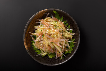 梅水晶　きゅうり和え