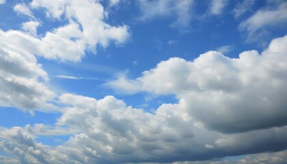 Obraz premium Artistic clouds in a dreamlike sky with natural beauty