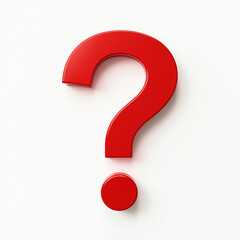 Red question mark, Symbol, Generative Ai