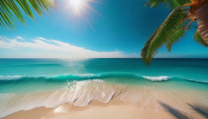 Obraz premium The beach is a haven for those seeking tranquility. 