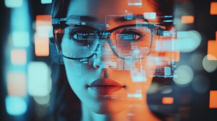 A real estate expert engages with advanced artificial intelligence tools, showcasing a blend of technology and human expertise.