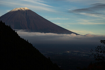 富士宮市から見た富士山